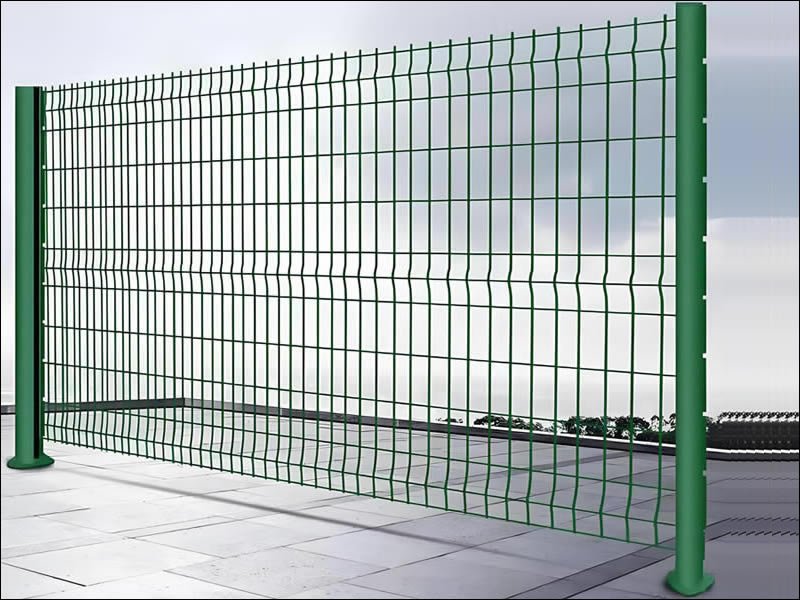 PVC coated peach fence post