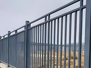 Galvanized steel fencing